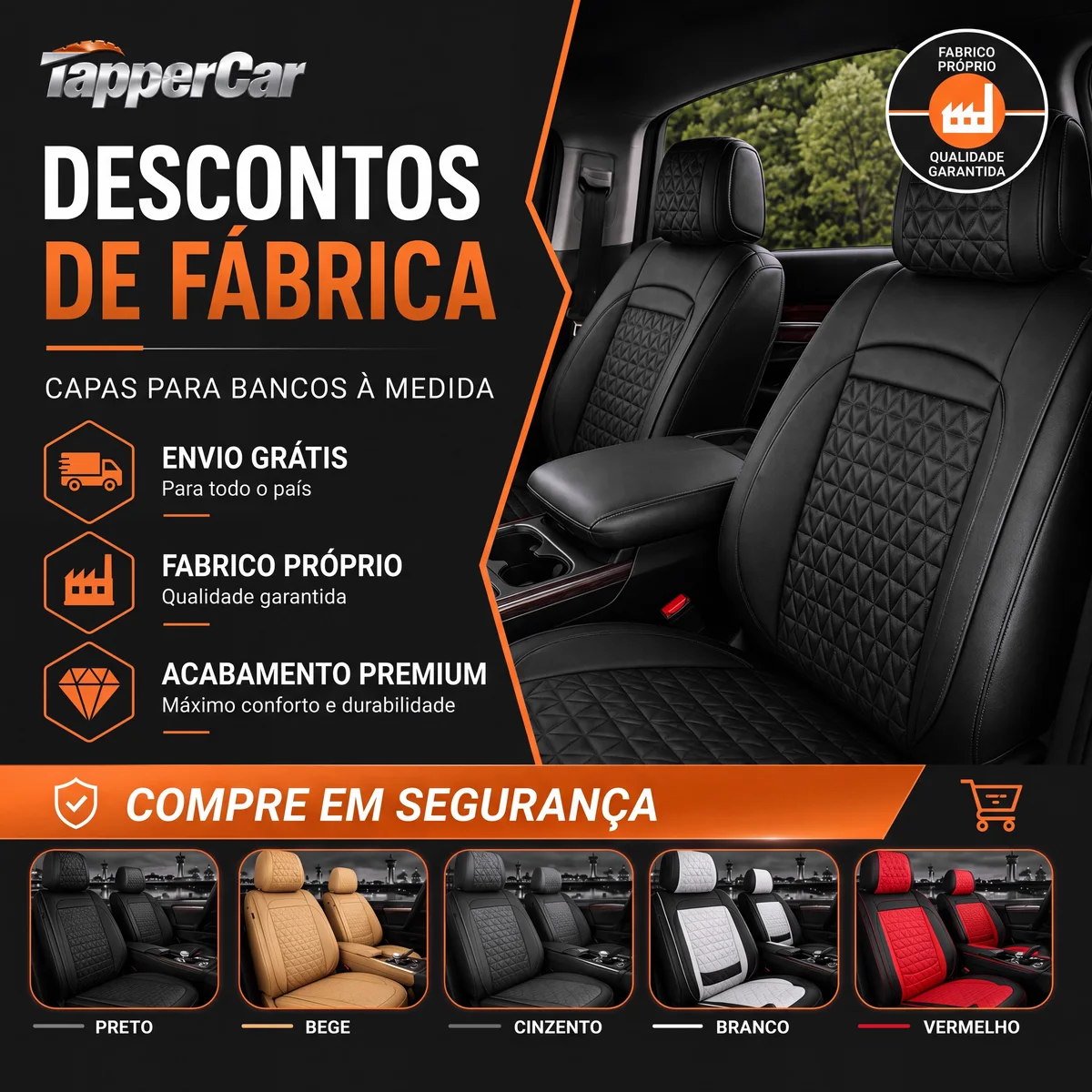 Capas premium TapperCar
